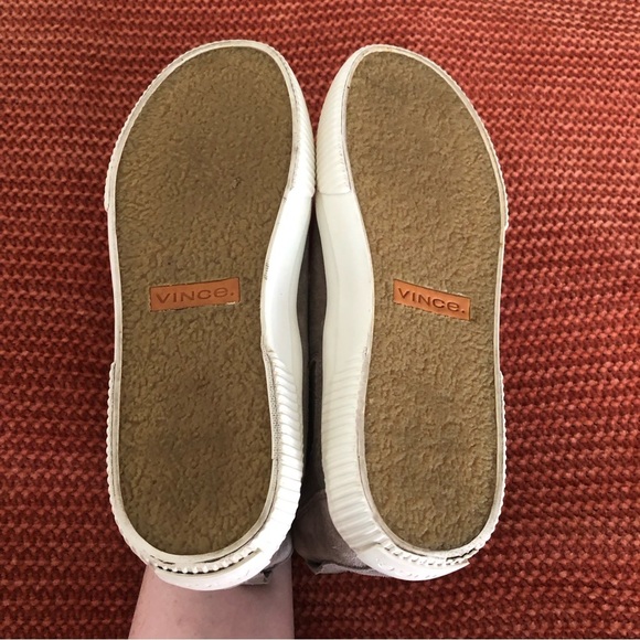 Vince Kelowna High Top Suede Platform Slip On Sneakers Size 8 - Picture 6 of 13